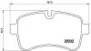 Комплект гальмівних колодок, дискове гальмо PA6027