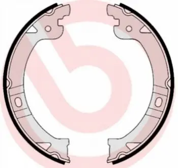 Гальмівна колодка CHRYSLER RAM VAN, TOWN & COUNTRY, VOYAGER IV, VOYAGER V DODGE CARAVAN 2.4-3.8 02.00 BREMBO S11505