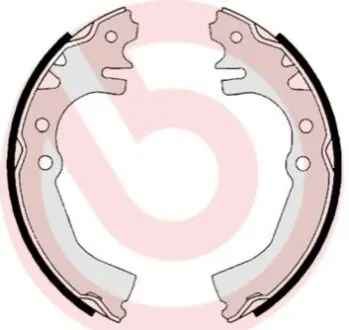 Гальмівна колодка DAIHATSU CUORE IV, CUORE VI 0.8/1.0 01.95 BREMBO S16513