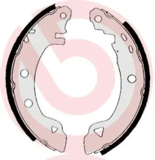 Гальмівна колодка CITROEN AX RENAULT 19 II, 19 II CHAMADE, RAPID 1.0-1.9D 07.85-08.98 BREMBO S23507