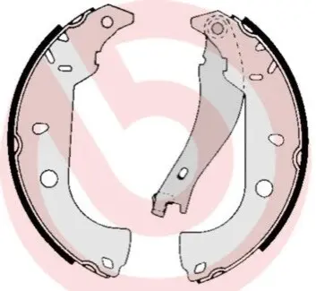 Гальмівна колодка ALFA ROMEO 145, 146 FIAT FIORINO, MAREA, TEMPRA, TIPO 1.1-2.0 01.88-06.03 BREMBO S23511