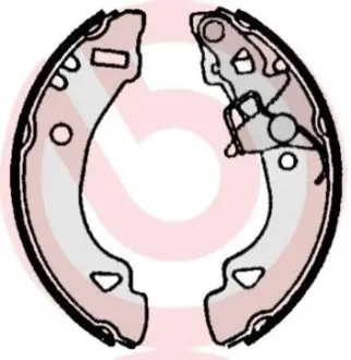 Гальмівна колодка FIAT PANDA, UNO 0.65-1.9D 10.80-06.06 BREMBO S 23 512