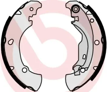 Гальмівна колодка FIAT BRAVA, BRAVO I, MAREA 1.2-2.4D 10.95-12.02 BREMBO S23519