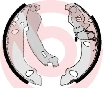 Гальмівна колодка FIAT 500, 500 C, PANDA 1.1-1.4CNG 09.03 BREMBO S23522