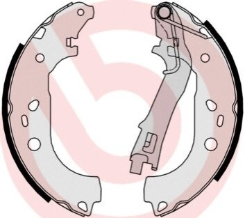 Гальмівні колодки (набір) BREMBO S23533