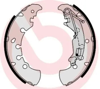 Тормозные колодки.) BREMBO S23555