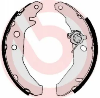 Гальмівна колодка FORD FIESTA, FIESTA III 1.0-1.8D 08.83-01.97 BREMBO S24516