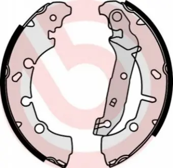 Гальмівна колодка FORD FIESTA IV, FIESTA V, FUSION, KA, PUMA, STREET KA MAZDA 2 1.0-1.8D 08.95-12.12 BREMBO S24532