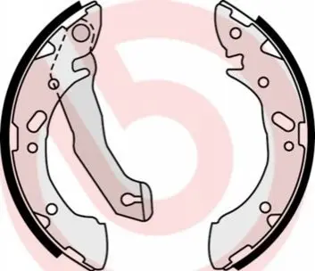 Гальмівна колодка HYUNDAI ACCENT, ACCENT I, PONY, PONY / EXCEL 1.3/1.5 09.89-01.00 BREMBO S30503
