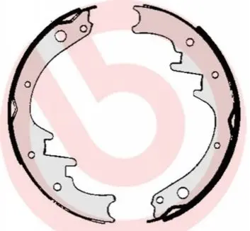 Гальмівна колодка JEEP CJ5 - CJ8, COMANCHE 2.0-5.0 01.72-09.90 BREMBO S37501