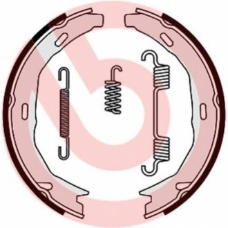 Гальмівні колодки BREMBO S50522 (фото 1)