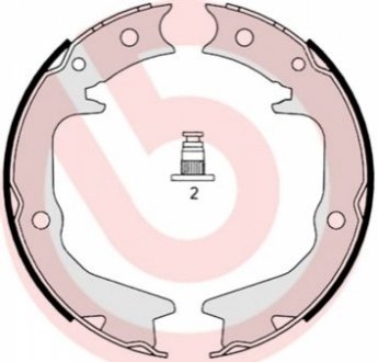 Тормозные колодки ручного тормоза BREMBO S54519