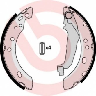 Тормозные колодки.) BREMBO S56507 (фото 1)