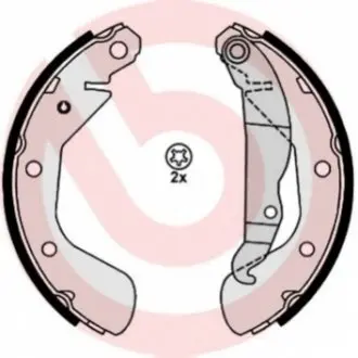 Гальмівна колодка OPEL CORSA C 1.0-1.7D 09.00-12.12 BREMBO S59514