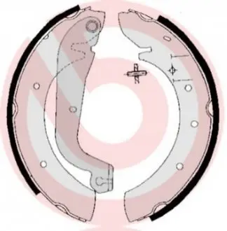 Гальмівна колодка CITROEN C25 FIAT DUCATO NISSAN SERENA PEUGEOT J5 1.6-2.5D 09.81-09.01 BREMBO S61514