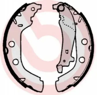 Гальмівна колодка PEUGEOT 406 1.6-2.1D 11.95-10.04 BREMBO S61523