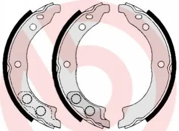 Тормозные колодки ручного тормоза BREMBO S61541