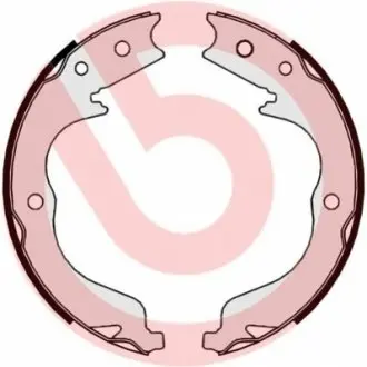 Гальмівна колодка CITROEN C-CROSSER, C-CROSSER ENTERPRISE MITSUBISHI GRANDIS, LANCER VIII, OUTLANDER II PEUGEOT 4007 SUBARU BRZ, FORESTER, IMPREZA, LEGACY IV, LEGACY V, OUTBACK 1.5-3.6 04.04 BREMBO S61542