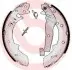 Тормозная колодка VOLVO 340-360 SUZUKI SJ410 1.0/1.3/2.0 08.80-07.91 BREMBO (S68505) изображение 1