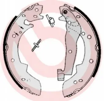 Тормозная колодка VOLVO 340-360 SUZUKI SJ410 1.0/1.3/2.0 08.80-07.91 BREMBO S68505