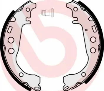 Гальмівна колодка DAIHATSU CHARADE VIII GREAT WALL COOLBEAR SUBARU JUSTY IV TOYOTA ALLION I, BB I, COROLLA, IQ, IST, PORTE I, PRIUS, RAUM, WILL CYPHA I, YARIS, YARIS / VIOS 1.0-2.0D 04.99 BREMBO S83508