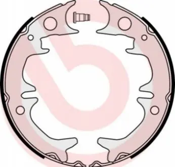 Гальмівна колодка LEXUS ES, RX TOYOTA AVENSIS, CAMRY, CARINA E VI, CELICA 1.6-3.5 08.85-03.18 BREMBO S83543