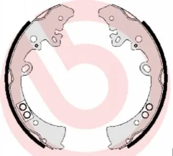 Гальмівна колодка TOYOTA HILUX VII, HILUX VIII 2.4D-3.0D 11.04 BREMBO S83550
