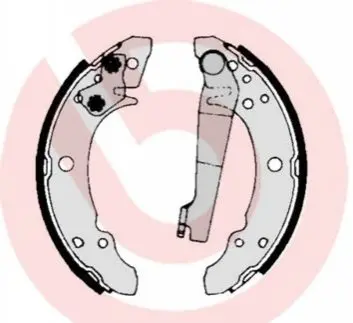 Гальмівна колодка AUDI 100 C1, 80 B1, 80 B2, A2, COUPE B2 SEAT CORDOBA, CORDOBA VARIO, IBIZA II, IBIZA IV, IBIZA IV SC, IBIZA IV ST, TOLEDO I VW DERBY, GOLF I, GOLF II 0.8-2.0 10.70-06.17 BREMBO S85507 Купити в Україні