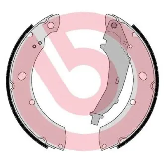 Гальмівна колодка SKODA RAPID VW POLO VI 1.2-2.0 07.12 BREMBO S85544 Купити в Україні