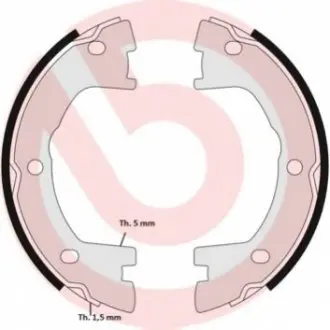 Колодки ручника Iveco Daily 99-11 (172x42) BREMBO SA6506