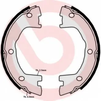 Комплект колодок стоянкових гальм BREMBO SA6508
