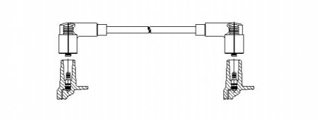 Провод высокого напряжения BREMI 11455 (фото 1)