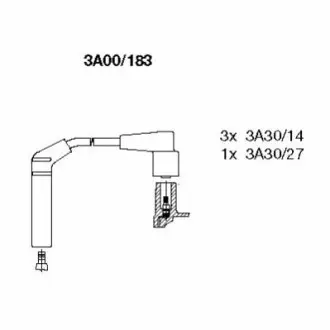 Проволока зажигания, набор BREMI 3A00183