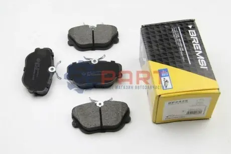 Фото Колодки гальмівні (передні) MB 190 (W201) 82-93 BREMSI (BP2425) зображення 1