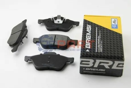 Фото Гальмівні колодки пер. Renault Laguna 01- (ATE) (156,3x68,8x18) BREMSI (BP2981) зображення 1