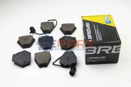 Фото Колодки гальмівні (передні) Audi 100/A6/A8 91-02 (з датчиком) BREMSI (BP3122) зображення 1