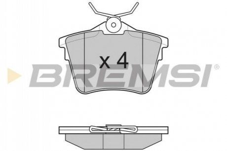 Гальмівні колодки (набір) BREMSI BP3183