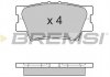 Гальмівні колодки (набір) - BREMSI BP3252 (0446602220, 0446606060, 0446606070)