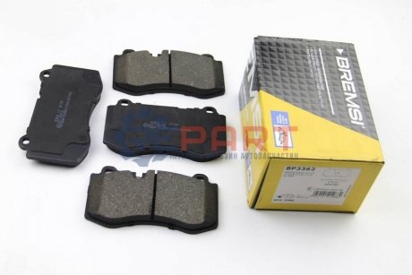 Гальмівні колодки пер. MB W221 05-13 (brembo) BREMSI BP3362