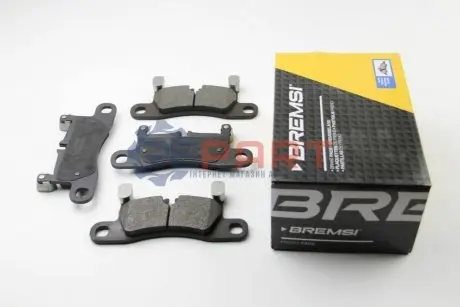 Фото Колодки гальмівні (задні) Porsche Cayenne/Cayenne Coupe 17-/911/Boxster 14- BREMSI (BP3459) зображення 1