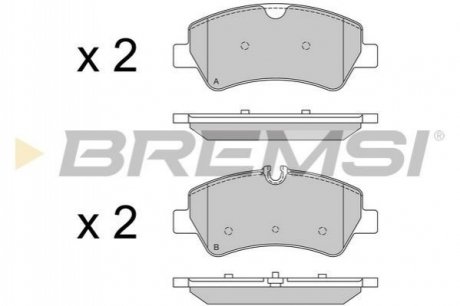 Тормозные колодки.) BREMSI BP3525