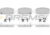Гальмівні колодки зад. Jeep Compass 16- (TRW) - BREMSI BP3818 (68353597AA, K68353597AA)