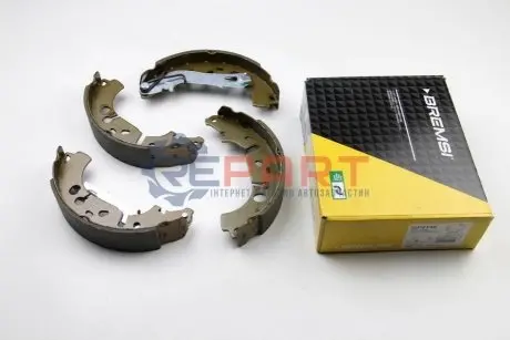 Фото Колодки гальмівні (задні) Citroen Nemo/Peugeot Bipper 08- (барабанные) (228.6x42) BREMSI (GF0146) зображення 1