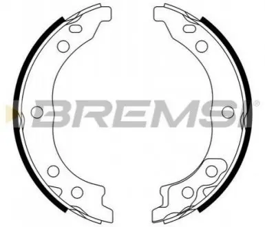 Фото 1 — Тормозные накладки BREMSI (GF0186) Фото Тормозные накладки BREMSI (GF0186) изображение 1