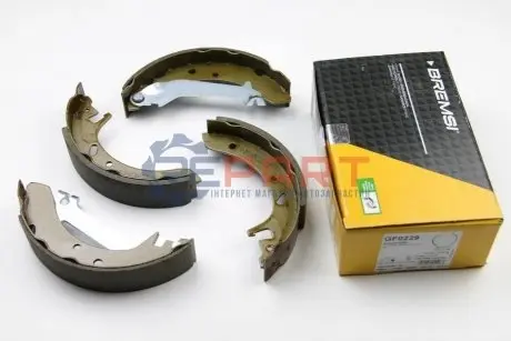 Фото 1 — Колодки гальмівні (задні) Ford Mondeo 93-00 (барабанні) (203x38.4) BREMSI (GF0229) Фото Колодки гальмівні (задні) Ford Mondeo 93-00 (барабанні) (203x38.4) BREMSI (GF0229) зображення 1