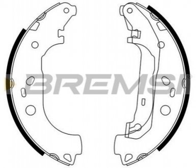 Тормозные накладки BREMSI GF0245