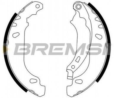 Гальмівні накладки BREMSI GF0408