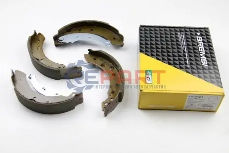 Колодки гальмівні (задні) Peugeot 106/206/306/Renault Clio/Laguna 93- (барабанні) (203.2x38) BREMSI GF0425 Купити в Україні
