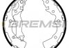 Тормозные колодки зад. Hyundai Accent III 05-10/Kia Rio II 05- (Mando) - BREMSI GF0749 (5830501GA00, 583051GA00, 583051SA00)