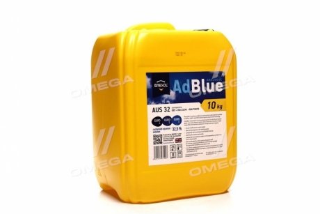 Жидкость AdBlue для систем SCR 10kg BREXOL 501579 AUS 32c10 (фото 1)